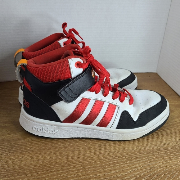 Adidas Men's Top Ten  High Top Sneakers, Size: 8 Color: White with Black Cover - Picture 12 of 15